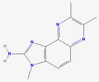 DiMeIQx  2-amino-3,7,8-trimethylimidazo(4,5-f)quinoxaline